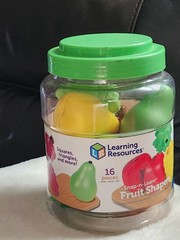 Snap n Learn Fruit Shapers Educational Toy for Preschool Shape Sorting Fun