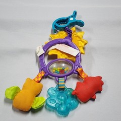 Vintage Y2K Bright Starts Sunshine Clip On Activity Toy Sun Bug Teether Rattle
