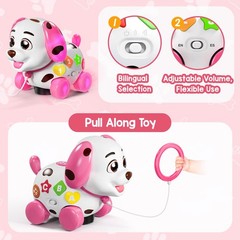 Musical Puppy Toys for 1 Year Old Girl Gifts, 1st Birthday Girl Gift, Bilingu…