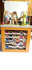 B. Zany Zoo Wooden Activity Cube, Multicolor, Alphabet Motor Skills Toy