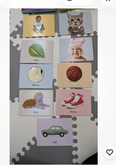 Lovevery “Things I See” Texture Flash Cards- Inspector Play Kit- 7-8 Months