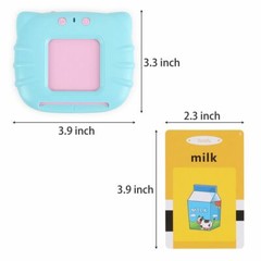 Kids Educational Learning Machine English Early Teaching w/ 112 Cards Child Gift