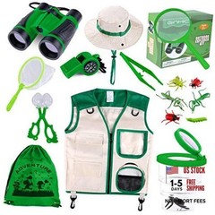 Kids Explorer Kit & Bug Catching Kit, 16 Pcs 11 Pcs Outdoor Exploration Kit