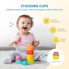 Montessori Toys for 1 Year Old, 7 in 1 Learning Educational Kit with Sensory …