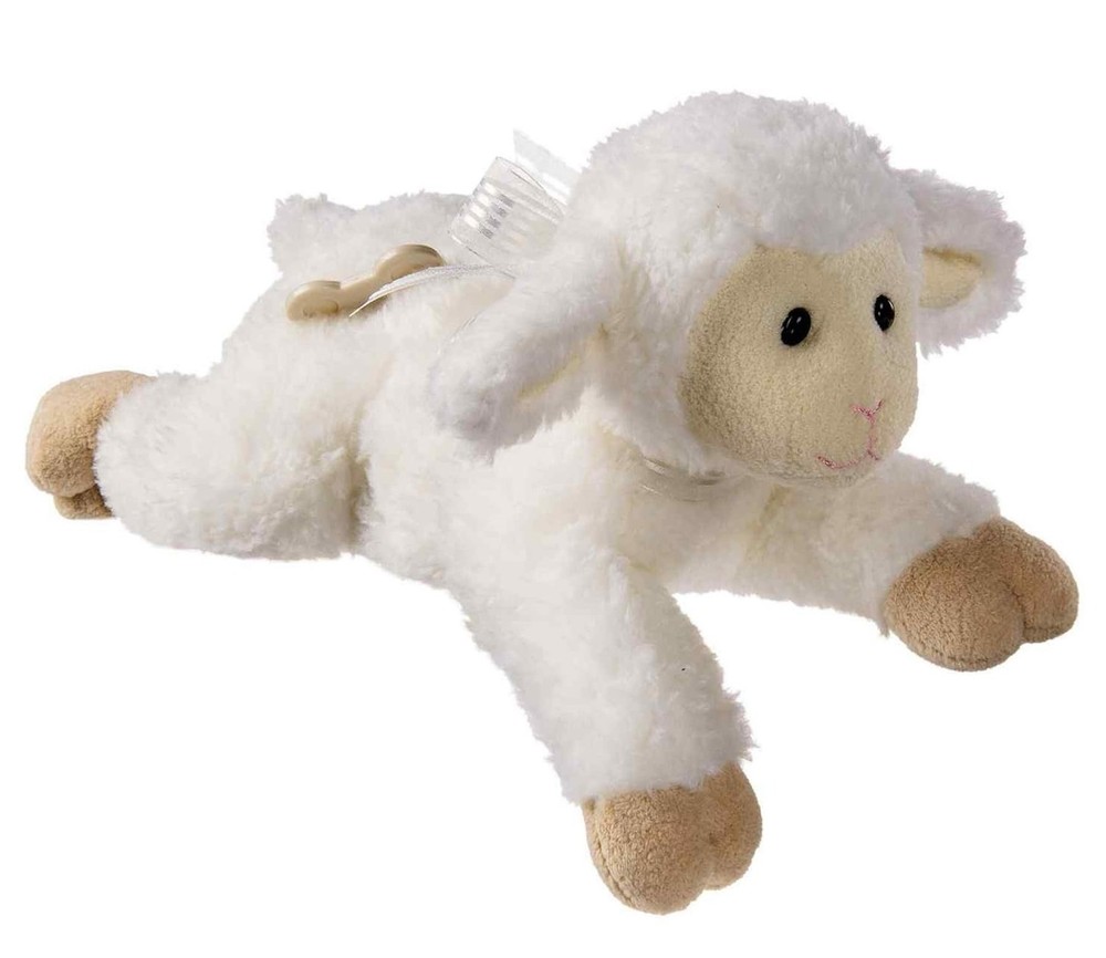 Inspirational Wind-Up Musical Lamb Soft Toy, Jesus Loves Me