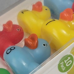 Playtex Baby Counting Ducks 10 Pack Bath Toy Learning Educational Numbers New