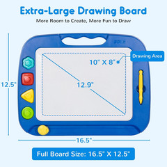 Toddler Toys for Kids, Large Magnetic Drawing Board for Birthday Gift, Toys for