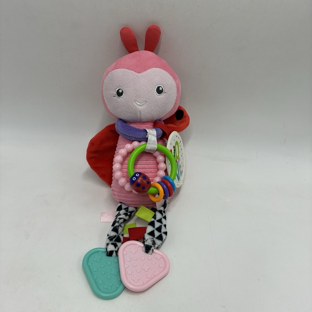 Eric Carle Developmental Ladybug Plush 14″ Crib Stroller Toy Lovey