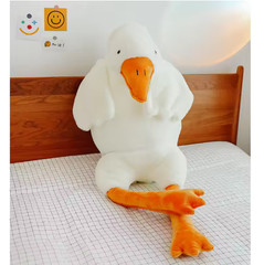 50-160cm Cute Big White Goose Plush Toy Huge Duck Sleep Pillow Cushion Soft Gift
