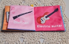 8 Handmade Soft Colorful Mini Books For Babies & Toddlers. Rustled. 4″ X 4″ WOW