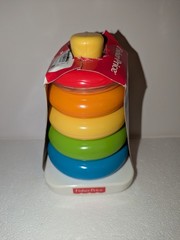Fisher-Price Baby Stacking Toy Rock-A-Stack 5 Colors Ages 6+ Months Infant