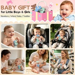 Baby Teething Toys Silicone Keys Teether Over 3 Months – Colorful