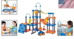 STEM Toy City Engineering Design Building Set 89 Pieces Kids Problem Solving