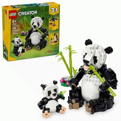 Creator 3 in 1 Wild Animals Panda Family Building Toy – Kids Toy for Girls & Boy