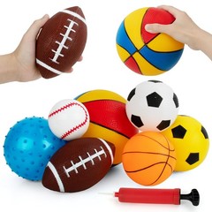 Balls for Toddlers 1-3,Toddler Sports Toys,Set of 7 Kids Ball Soft Foam Baby …