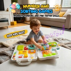 Montessori Busy Board Toys for 1 2 Year Old, Educational Montessori Baby Toys…