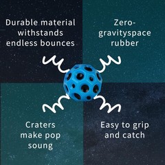 Super Bouncing Ball,Children’s Super Hot, Easy to Grasp and Capture Suitable