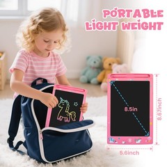 2 Pack LCD Writing Tablet 8.5″ Doodle Board Drawing Tablet for Kits Toddlers