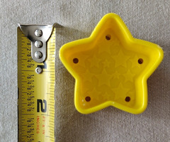 Fisher Price Brilliant Basics Shape Sorter REPLACEMENT SHAPE 1 YELLOW STAR