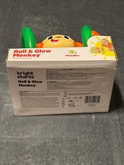 Bright Starts Roll & Glow Monkey 6M+ Months NIB