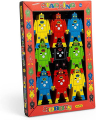 Stacking Robots – Colorful Wooden Stacking Toy for Kids – 9 Pcs. Fun Puzzle for