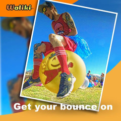 Hopper Ball for Adults | Hippity Hop | Jumping Hopping Ball | Bouncy Ball | Fiel