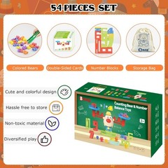 Balance Math Toys STEM Learning Game Counting Stacking Educational Toys for Kids