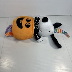 Peanuts Halloween Snoopy On-The-Go Pumpkin Ziggle Toy Rattle Teether