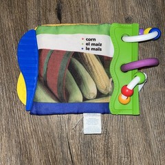Baby Einstein Farm Teether Sensory Book 4×6 Fun Educational 3 Languages L1