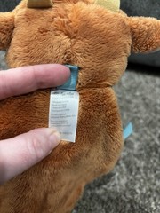 Itzy Ritzy Wyatt Highland Cow Lovey Crinkle Teether Baby Security Plush Toy