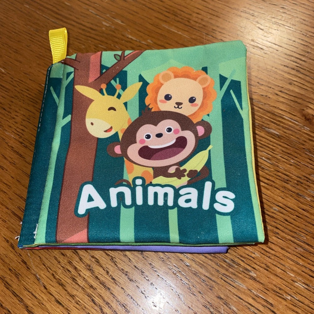 Baby Bath Books, Nontoxic Fabric Soft Cloth Early Education SH7