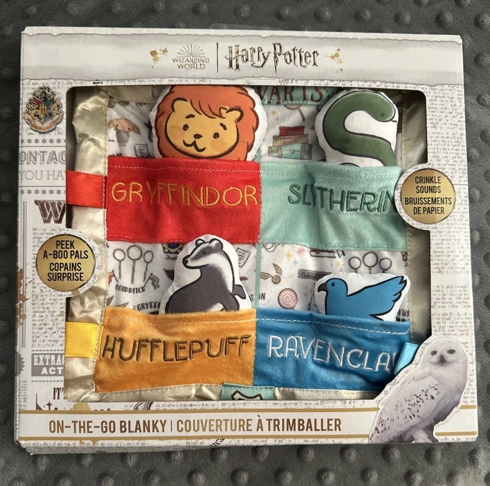 Harry Potter Kids Preferred On-The-Go-Blanky Hogwarts Peek A-Boo Pals