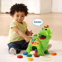 Battery-Powered Dino Learning Toy: Teaches Colors and Shapes for Toddlers 1-3