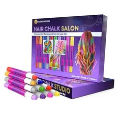 – Girls Gifts Hair Chalk 10 Temporary Non-Toxic Easy Washable Hair Dye