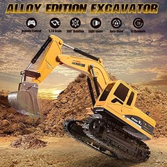 Construction Excavator Toy – Kids Toy Engineering Digger Truck, Remote Control