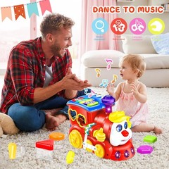 Baby Toys 12-18 Months Musical Train Kids Toys for 1 2 3 4+ Year Old Boys Girls