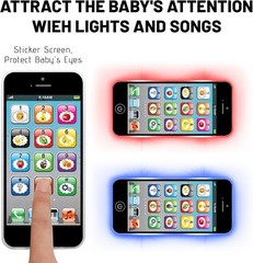 Educational Learning Toys Cell Phone for Kids Age 2 3 4 5 6 7 Years Old Boy Girl