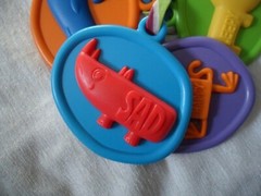 Lamaze Baby Teething Ring Lenticular Learning Curve Early Development Clip Toy