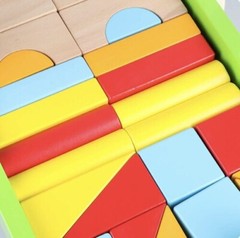 New — Jamohom Wooden Frog Baby Learning Walker Activity Center Toy with Blocks