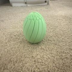 Glow-in-the-Dark Green Fruit-Themed Sensory Ball Toy, Opens, Baby Skills