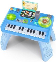 Baby DJ Table for Toddlers 1-3, Baby Musical Piano Toys 6-9-12-18 Months Toddler