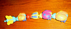 JUST B YOU Snug Bugs -Colorful Baby Link Snap Together Toy/Teether (Lot of 5)