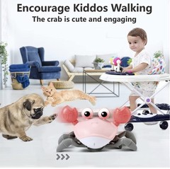 Crawling Crab Baby Girl Toys, Tummy Time Baby Toys 6-12-18 , Infant Learning …