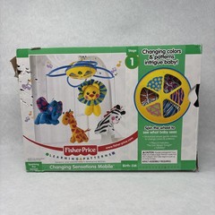 VTG Fisher Price Musical Mobile Learning Patterns Jungle Baby Infant RARE 2001