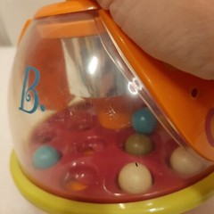 B Toys Ladybug Ball Popping Toy Push Pop Spin Poppitoppy Toddler Baby Toy