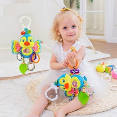 Baby Rattles Toys Hand bell Rustle Soft Doll Colorful Infant Baby Crib Toy