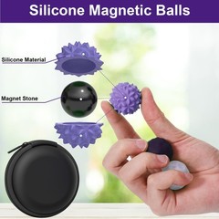 Silicone Fidget Balls 4 Pack Fidget Toys Adults Sensory Toys Stress Balls fo…