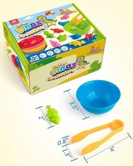 Dinosaur Sorting Toy Set Color Matching Counting Preschool Learning Toy for Kids
