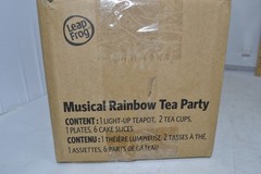 Leap Frog Musical Rainbow Tea Party Teapot/Kettle Light-Up Pink Purple