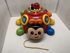 Vtech Crazy Legs Learning Bugs Ladybug Interactive Pull Toy Musical Singing